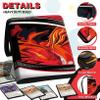 1008 Card Binder 9 Pocket, 3-Ring Trading Card Binder with 56 Page Removable Sleeves,Waterproof Trading Card Holder Collection Card Album Carrying Organizer Case for MTG TCG Cards-Red view 3