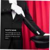 COOLHIYA 20pcs Magician Plastic Wand Black and White Prop for Wizard Witch Costume Party Show Supplies view 3