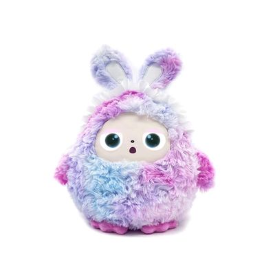 JOPARK AI Stuffed Animal - Smart Plush Toy with Voice Interaction, Talks & Responds to Kids, Educational Companion for Children, Best Gift for Boys & Girls- (Pink Purple)