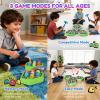 TooLion 3-Player Whack Game Mole for Kids 3-12 Boys Girls - 3 Independent Game Boards,3 Modes with Sound & Light,Safe Educational Pounding Toy,Christmas Birthday Gift for Multi-Kid Families view 2