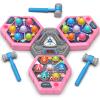 TooLion 3-Player Whack Game Mole for Kids 3-12 Boys Girls - 3 Independent Game Boards,3 Modes with Sound & Light,Safe Educational Pounding Toy,Christmas Birthday Gift for Multi-Kid Families view 1