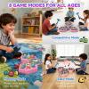 TooLion 3-Player Whack Game Mole for Kids 3-12 Boys Girls - 3 Independent Game Boards,3 Modes with Sound & Light,Safe Educational Pounding Toy,Christmas Birthday Gift for Multi-Kid Families view 2