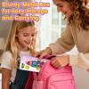 40PCS Magnetic Tiles Mini Travel Essentials Toddler Toys with Case Set, Preschool Montessori Education Magnetic Building Blocks Games Sensory Toys for 3 4 5 Year Old Boys Girls Birthday Gifts view 2