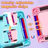 40PCS Magnetic Tiles Mini Travel Essentials Toddler Toys with Case Set, Preschool Montessori Education Magnetic Building Blocks Games Sensory Toys for 3 4 5 Year Old Boys Girls Birthday Gifts view 4