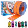 Dikopubby Flex Track Race Set for Kids, 15FT Starter Set Car Track with 4 Suction Cups and 6 Diecast 1/64th Cars - STEM Racing Toy for Boys & Girls Ages 3+ (Upgrade Orange) (Upgrade-Orange) view 1