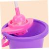 COOLHIYA Vacuum Cleaner for Pretend Play House Cleaning Kit with Broom and Mop Safe Non-Toxic Materials Bright Colors Educational Role Play Set for Boys Random Color view 4