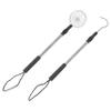 Beach Sand Sifter Kit with Aluminum Extendable Poles and Large Galvanized Scoop Sand Scoop Shovel for Shell Collecting Rock Hunting and Beach Cleanup view 1