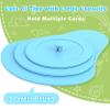 Playing Cards Holder for Little Hands Stocking Stuffer for Boy Girl UNO Game Nights, Poker, Canasta, Spite Malice, Playing Card Accessories for Family Gatherings & Travel, Set of 2 (Blue + Green) view 4