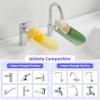2 Pack Faucet Extender for Toddlers, Silicone Faucet Extender, Easy Install Sink Spout Extender for Kids Hand Washing Fits Standard and Gooseneck Faucet (Yellow & Green) view 3