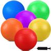 Huaerle 6 Pcs Kickball Set 9 Inch Playground Balls with Pump Dodgeball Kickballs Inflatable Rubber for Dodgeball, Kickball, Handball, School, Gym, Recess & Outdoor Backyard Games view 1