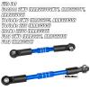 RCHuiWow RC Composite Link Set Steering Links Camber Links Upgrades Part for 1/10 Gorgon 2WD,Fury 2WD,Fury 223S,Quake 223S,Vorteks 2WD,Vorteks 223S,Replace #ARA330753,Navy Blue view 2