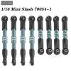 RCarmubWow RC Turnbuckles Camber Link Upgrades Part for 1/16 Mini Slash 70054-1,Aluminium Adjustable Front and Rear Toe Links Push Rods,Titanium view 2
