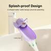 2 Pack Faucet Extender for Toddlers, Silicone Faucet Extender, Easy Install Sink Spout Extender for Kids Hand Washing Fits Standard and Gooseneck Faucet (Purple & Yellow) view 2
