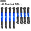 RCarmubWow RC Turnbuckles Camber Link Upgrades Part for 1/16 Mini Slash 70054-1,Aluminium Adjustable Front and Rear Toe Links Push Rods,Navy Blue view 2