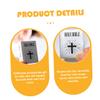 COOLHIYA 4pcs Mini Dollhouse Bibles Paper Material Page-turnable Miniature Books Decorative Bible Accessories for Mini Crafts view 4