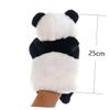COOLHIYA Panda Plush Hand Puppet for Soft Storytelling Role Play Accessory for Interactive Activities Imaginative Play and Communication Development view 4