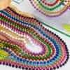 240PCS Mardi Gras Beads, Metallic 12 Kinds Beaded Necklace Accessories, 33" Mardi Gras Necklace Bulk Accessories Stuff, Festival Parade Throw for Wedding Birthday Mardi Gras Celebrations Decorations view 3