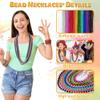 240PCS Mardi Gras Beads, Metallic 12 Kinds Beaded Necklace Accessories, 33" Mardi Gras Necklace Bulk Accessories Stuff, Festival Parade Throw for Wedding Birthday Mardi Gras Celebrations Decorations view 4