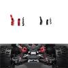 Compatible with MJX for Hyper for Go 14210 14209 1/14 RC Crawler Car Parts Accessories CNC Aluminum Steering Servo Saver Complete RC Upgrade Spare(Black) view 2
