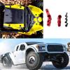 Compatible with MJX for Hyper for Go 14210 14209 1/14 RC Crawler Car Parts Accessories CNC Aluminum Steering Servo Saver Complete RC Upgrade Spare(Black) view 3