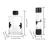 Ferrofluid, 3.16 Fl Oz Magnetic Fluid, Ferro Pet Magnet Toy, Science Gadgets, Black Fluid Toys for Kids & Adults (Round Bottle) view 3