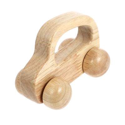 LALADEFIEE Wooden Car Push Walker for Inertia-Powered Grasping Teething to Develop Sensory Skills and Hand Strength Safe Non-Toxic Design for Play and Learning