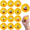12 Pack Softball Stress Balls with 6 Funny Faces - 1.57 Inch Mini Squishy Softball Party Favors, Goodie Bag Stuffers, Classroom Treasure Box Prizes, Teen Anxiety Relief Toys & Kids Birthday Gifts view 1