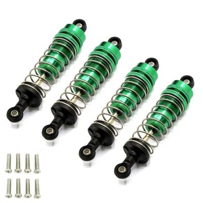 Compatible with HBX 16889 16889A 16890 16890A SG1601 SG1602 1/16 RC Car Upgrade Parts Accessories 4Pcs Metal Shock Absorber Damper Rc Car Shock absorbers