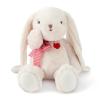 Adorlynetty Medium Bunny Plush with Heart Cute White Rabbit Stuffed Animals Soft Stuffed Bear Plush Bear Plushie Toys Gifts for Girlfriend Boyfriend Kid view 3