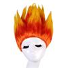 BESTOPPER Cosplay Costume Wig for Kids- Fluffy Saiyan Lianhua Head Style of Dragon Ball Son Goku with Golden Wig (color mixing) view 2