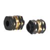 1Set Brass Hub Extenders 7mm Hex 1.0 Wheel Rims Adapter with Nuts for 1/24 RC Crawler SCX24 C10 Gladiator Bronco AX24 Upgrade (Black) view 4