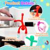 12Pcs Magnetic Men for Toddlers Kids, Colourful Travel Magnetic People Figures for Airplane Car, Fidget Toys Road Trip Sensory Toy, Magnet Toys for Office Refrigerator Whiteboard, Adults Kids Gifts view 3