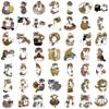 100 Pcs Cute Cat Stickers for Water Bottles, with Funny Lemon,Strawberry Pattern Elements, Kawaii Cartoon Decal Pack, Laptop, Skateboard, DIY Crafts view 3