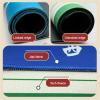 JHDDIA Rubber Mahjong Table Cloth Non-Slip Silent Mahjong Mat Easy Care Stain-Proof Game Mat for Table Poker Portable for Outdoor Travel(C-Red) view 2