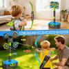 2 Pack Bow and Arrow Toy for kids 5 6 7 8 9 10,LED Light-Up Bows Archery Set with 12 Suction Cup Arrows, 4 Fun Targets ,2 Quivers & Storage Box ,Indoor Outdoor Sport Game Gifts for Boys Girls 4-8 8-12 view 4