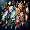1000 Large Piece Jigsaw Puzzle Elegant Floral Bouquet Puzzle for Adult Entertainment DIY Collectibles Creative Birthday Gift for view 1