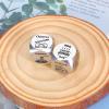 2PCS Food Dices Husband Valentines for Men Wedding Registry Ideas Date Night Funny Gag Gift, Anniversary Valentines Gift for Couples Guy Gifts view 4