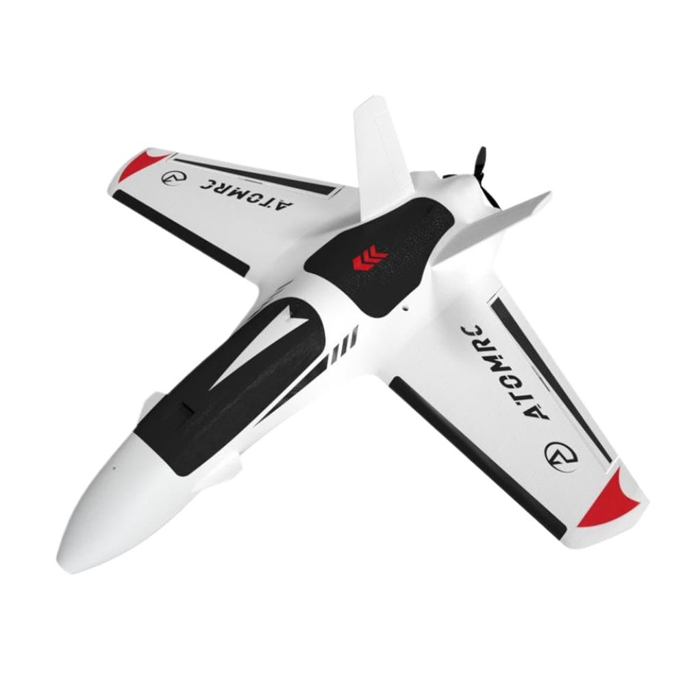 ATOMRC Dolphin 845mm Wingspan FPV Fixed Wing Aircraft Model Kit Or PNP Version For RC Flying Wing Drone Compatible With Most FPV Goggles Outdoor Use(RTH White)
