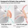 Garkoko 2-Pack Newborn Pacifiers with Clip & Case, 0-6 Months, Breastfeeding Pacifier, Non-Touch Face, Food-Grade Silicone, Hygiene Kit for Babies view 3
