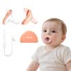 Garkoko Baby Pacifiers with Pacifier Clip & Case, 2-Pack for Newborn Baby To 6 Month, Breast Like Pacifiers, Non-Touch Face, Food-Grade Silicone view 1
