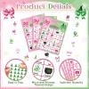 Shappy 35 Pcs Witch Party Bingo Games 24 Players Witch Party Cards Birthday Bingo Pink and Green Music Themed Game for Birthday Baby Shower Halloween Home Group Activities Favors Supplies view 3