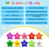 108 Pack Motivational Star Stress Balls Bulk for Adults Kids, Ten Colorful Foam Fidget Anxiety Relief Toys with Inspirational Quotes, Office Appreciation Gift, Classroom Prizes view 2