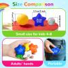 108 Pack Motivational Star Stress Balls Bulk for Adults Kids, Ten Colorful Foam Fidget Anxiety Relief Toys with Inspirational Quotes, Office Appreciation Gift, Classroom Prizes view 4