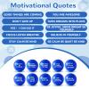108 Pack Motivational Stress Balls for Adults and Kids, Stress Balls Bulk Soft Sponge Squeeze Toys with Inspirational Quotes | Office Classroom Stress Relief Gifts | Anxiety Relief Fidget Toys view 2