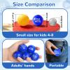 108 Pack Motivational Stress Balls for Adults and Kids, Stress Balls Bulk Soft Sponge Squeeze Toys with Inspirational Quotes | Office Classroom Stress Relief Gifts | Anxiety Relief Fidget Toys view 4