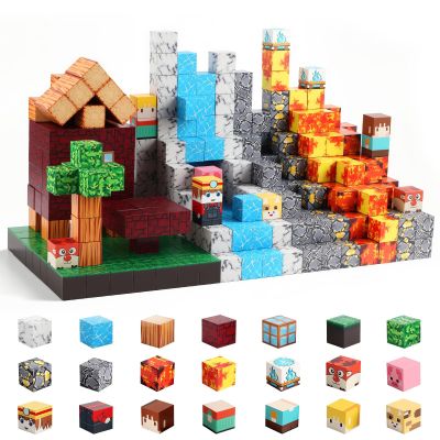FUNYKICH 470PCS Magnetic Blocks for Kids, Magnetic Building Cube Game, Constructions Toys for Boys & Girls Age 3-10, STEM Montessori Stacking Toy, Sensory Tiles Building Birthday Gift for Toddlers