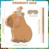 Aoriher Capybara Piata with Stick Blindfold & Confetti - Birthday Party Favors Decorations for Animal Theme Party Supplies Toys Outdoor Games, 15 x 13 x 3.2 Inch view 2
