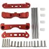 4PCS Aluminum Alloy Suspension Hanger & Lower Arm Mount Set for 1/5 Kraton 8S, Outcast 8S  Front & Rear Upgrade Parts, Replaces ARA330556 ARA330594 ARA330588 ARA330557 view 3