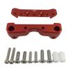 4PCS Aluminum Alloy Suspension Hanger & Lower Arm Mount Set for 1/5 Kraton 8S, Outcast 8S  Front & Rear Upgrade Parts, Replaces ARA330556 ARA330594 ARA330588 ARA330557 view 4
