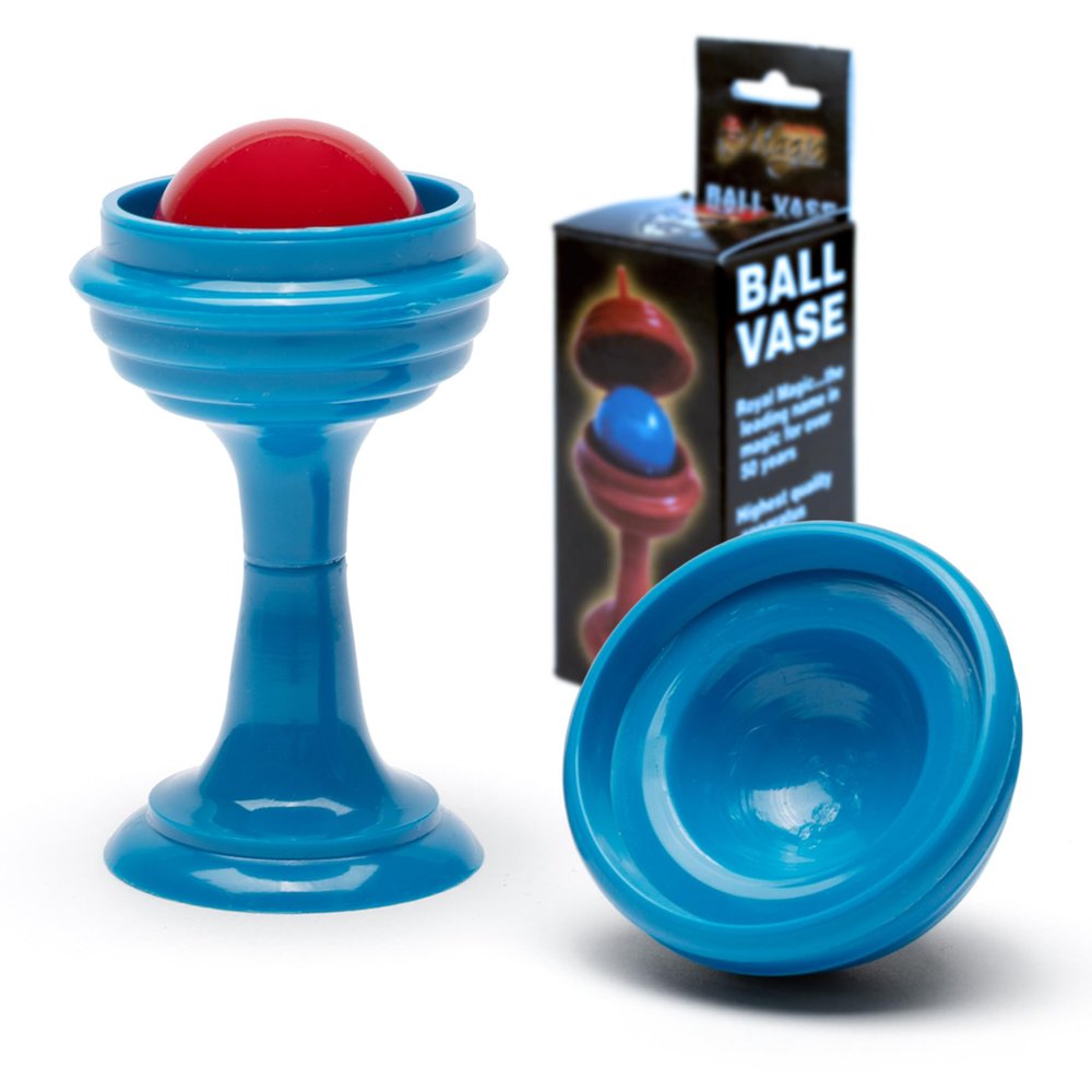 Ball and Vase Magic Trick for Beginners, Magician Prop for Adults and Kids, Classic Trick for Kids Age 4-5 & 6-8, Fun Close-Up Vase Illusion